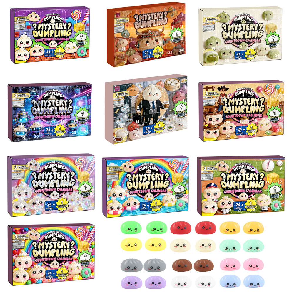 Mystery Box Blind Bag - Calendario de Adviento Sorpresa con Caja