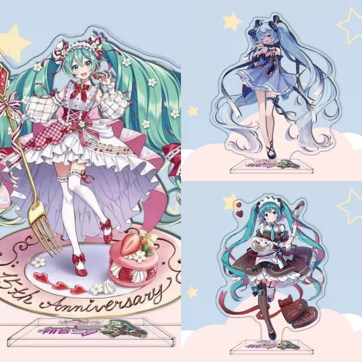 Figma Stand Set - Figura Acrílica de Hatsune Miku, Personaje