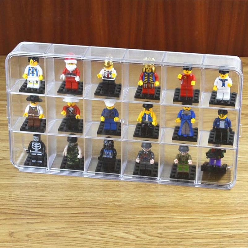 Caja de exhibición acrílica de - Lego Minifigure Holder reseña y precio
