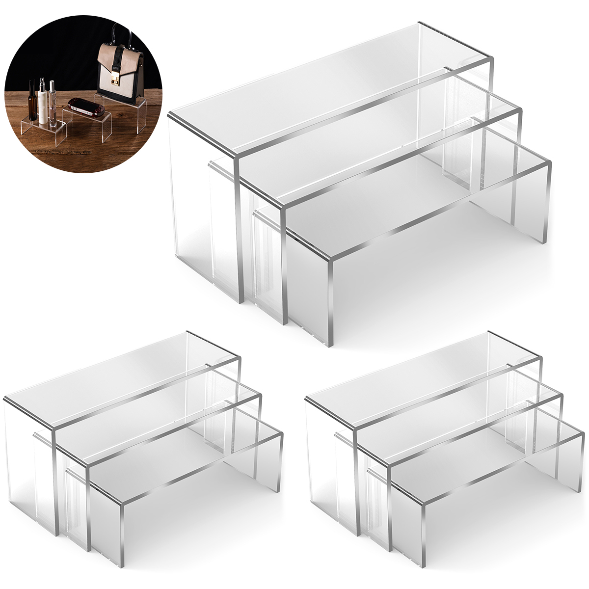 Soporte de exhibición acrílico - Display Risers Set reseña y precio